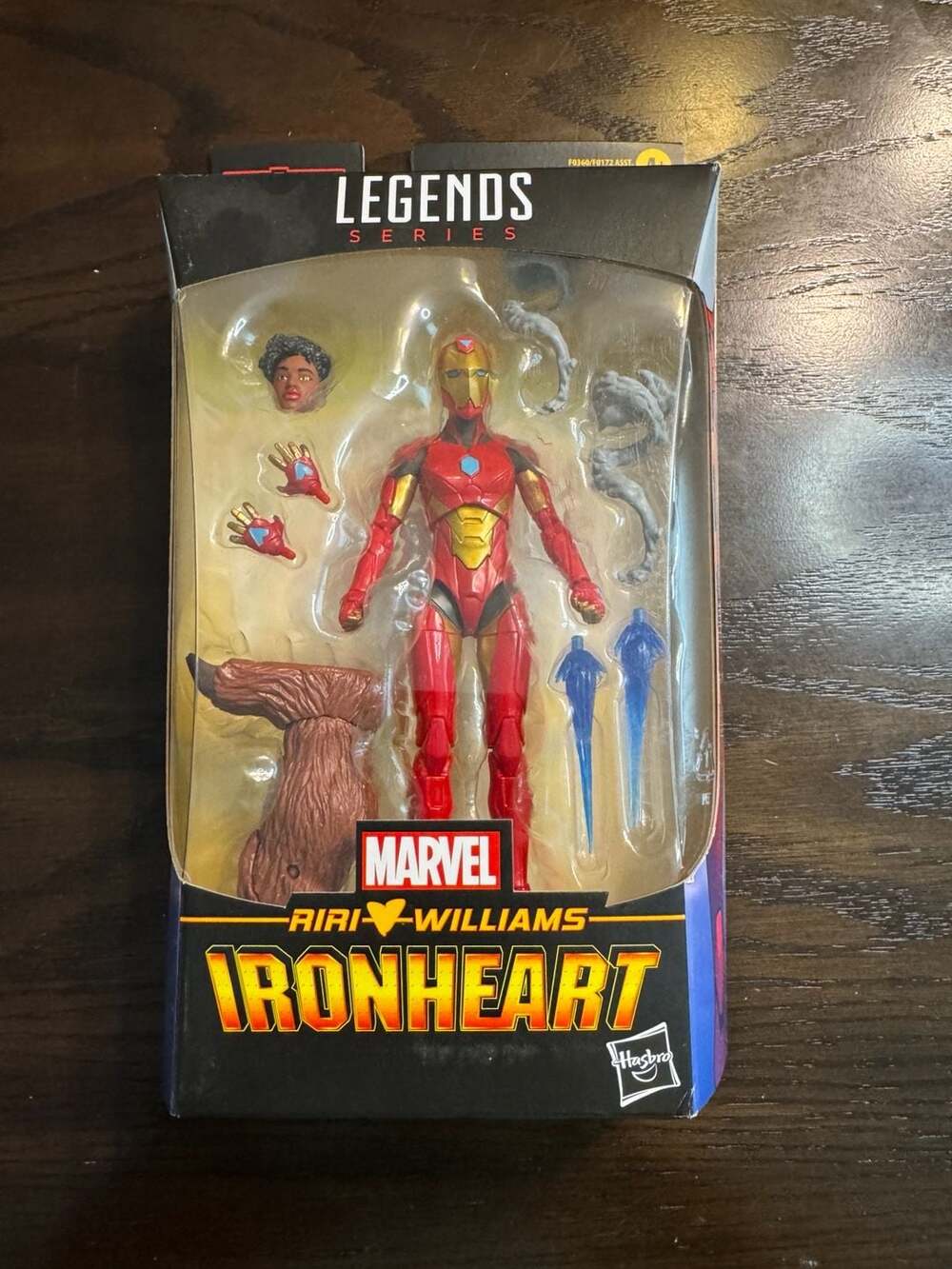 Marvel Legends Series Ironheart Action Figure Ursa Major Baf